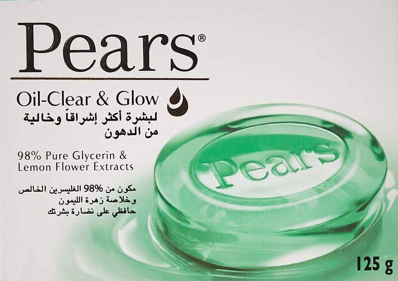 

Pears Oil Clear & Glow Soap Glycerin & Lemon Flower 125g