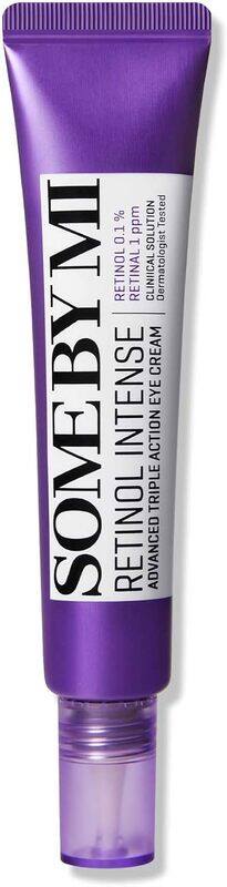 

Somebymi Some By Mi Retinol Intense Advanced Triple Action Eye Cream 30ml, Mild Overnight Korean Anti Aging Eye Cream, for Dark Circles and Fine Lines, Ideal