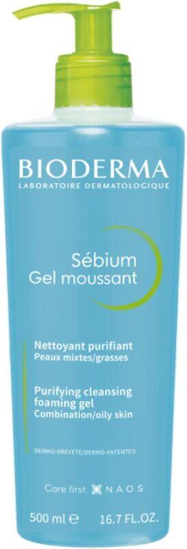 

Bioderma Sebium Purifying Cleansing Foaming Gel Combination to Oily Skin, 500ml