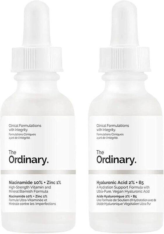 

101 Derma The Ordinary Niacinamide 10% + Zinc 1% 30ml and The Ordinary AHA 30% + BHA 2% Peeling Solution 30ml