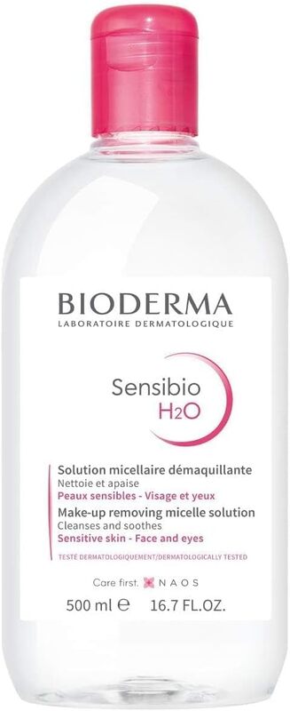 Bioderma Sensibio H2O Make Up Removing Micellar Water Sensitive Skin 500ml