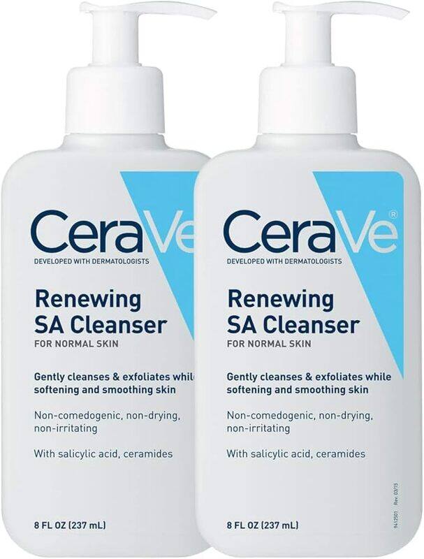 

CeraVe Facial Cleanser, 8 oz Bottles, Pack of 2, Refreshing Formula