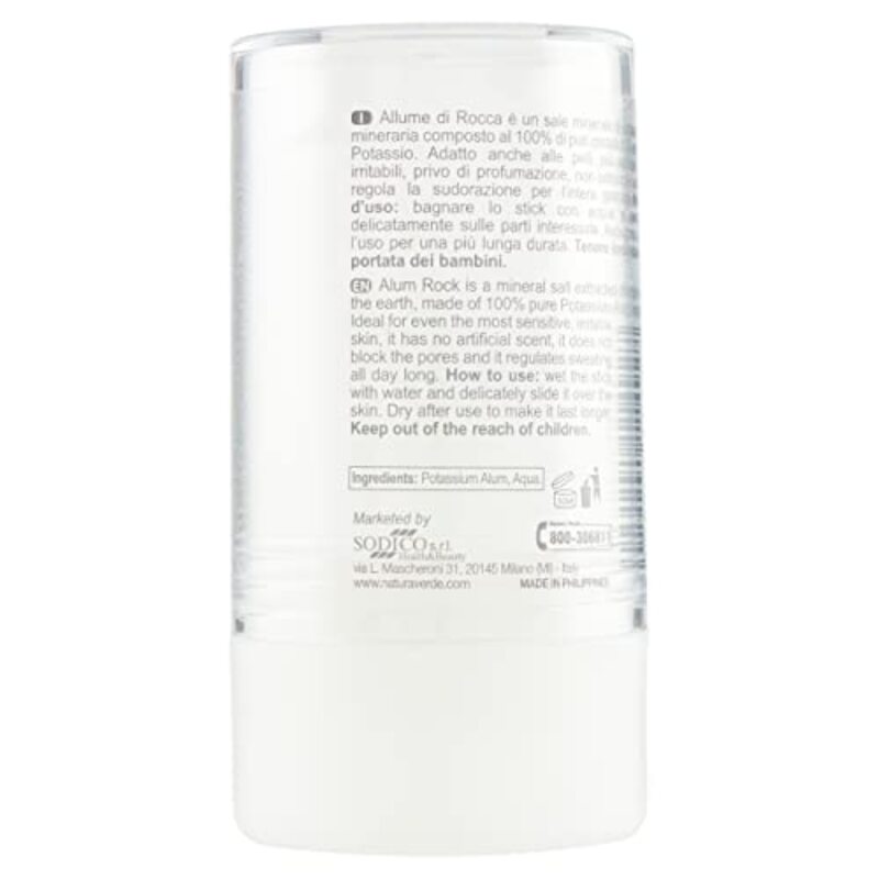 Naturaverde Allume Di Rocca Deodorant Stick, 115gm