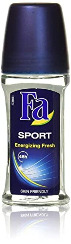 Fa Sport Energizing Fresh 48h Antiperspirant Roll On, 50ml, 3 Piece