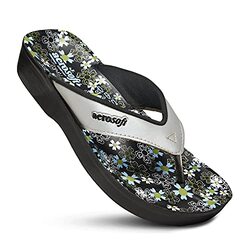 Aerosoft Glitter Thong Beach Wear Summer Arch Support Flip Flops for Women