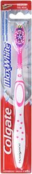 Colgate Max White Toothbrush with Polishing Star, Medium, 2 Piece