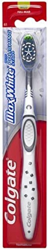 Colgate Max White Full Head Toothbrush, Medium