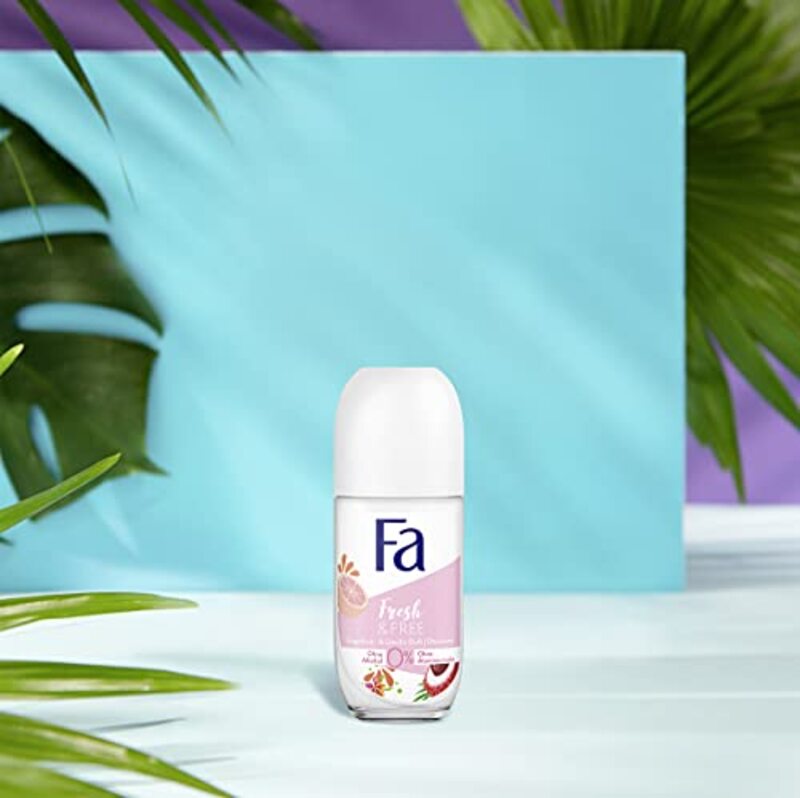 Fa Grapefruit & Lychee Fresh Deodorant Roll On, 50ml