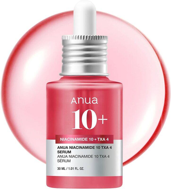 

Anua 10% Niacinamide+ 4% Tranexamic Acid Serum, Ceramide, Hyaluronic Acid, Vitamin B12 natural color, for Sensitive skin, Korean Glass Skin, Fragrance