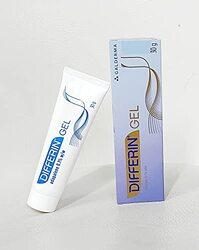 Differin 0.1% Adapalene Gel Acne Treatment, 30g