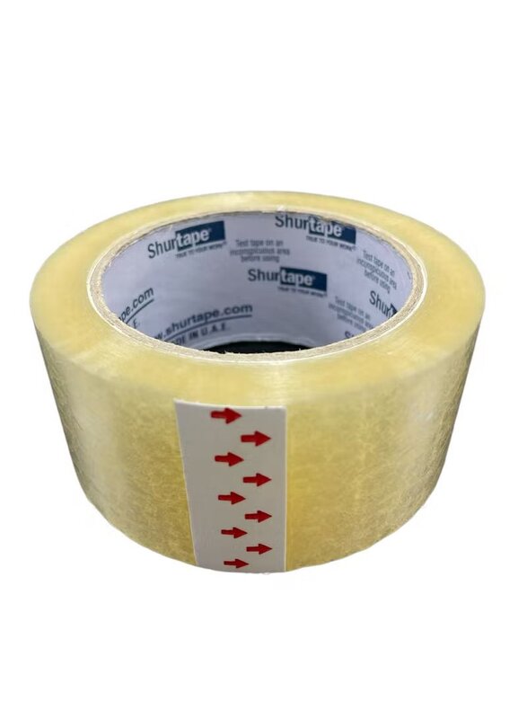 Shurtape Tape, 2 Inch x 100 Yards, 6 Pieces, Clear