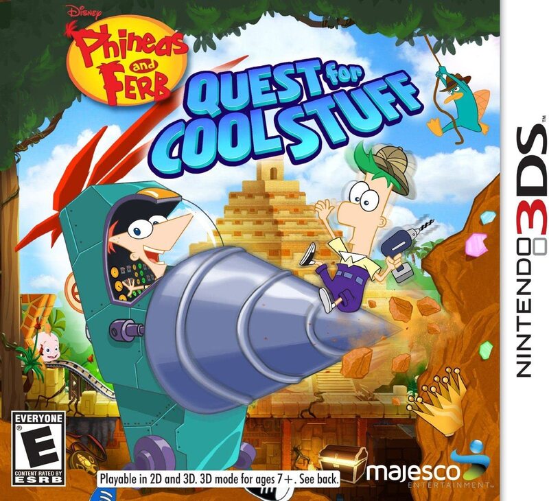 Phineas and Ferb: Quest for Cool Stuff Video Game for Nintendo 3DS by Majesco