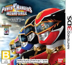 Power Rangers Mega Force Video Game for Nintendo 3DS by Bandai