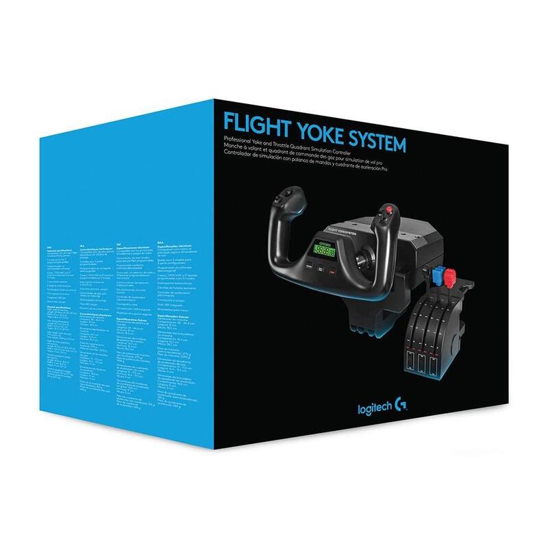 Logitech Flight Yoke System with Throttle Quadrant for Nintendo 3DS, Black