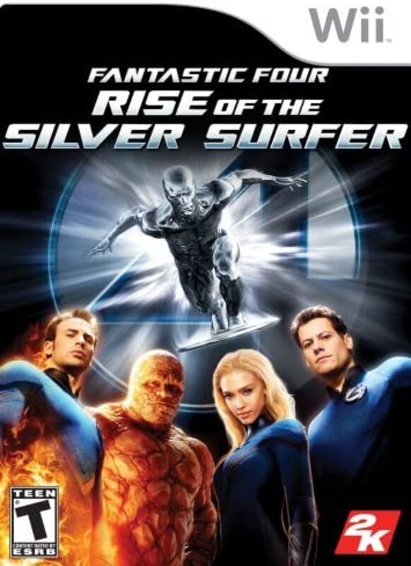 Fantastic Four Rise of The Silver Surfer Ntsc Video Game for Nintendo Wii by 2K