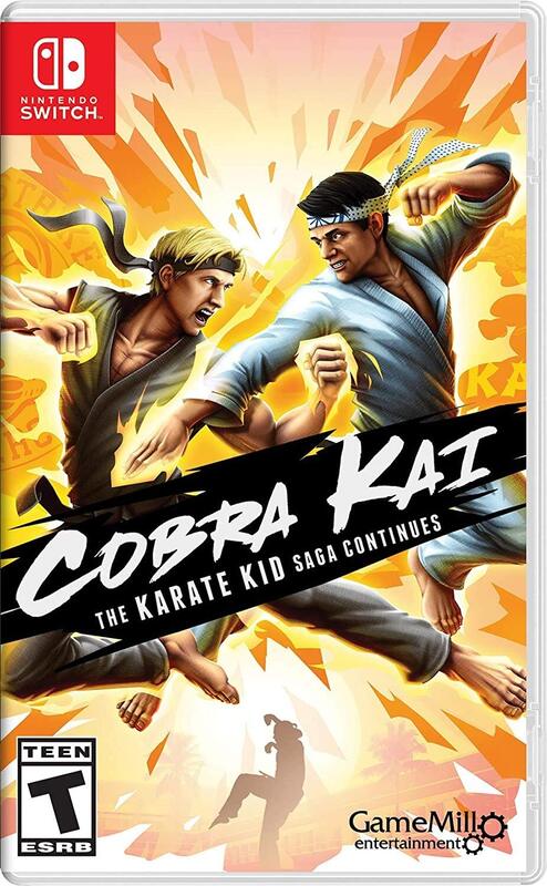Cobra Kai Karate Kid Saga Video Game for Nintendo Switch by Game Mill