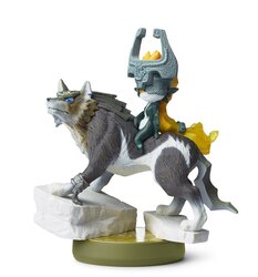 Nintendo Legend of Zelda Twilight Princess Wolf Link Amiibo Action Figure, Ages 6+