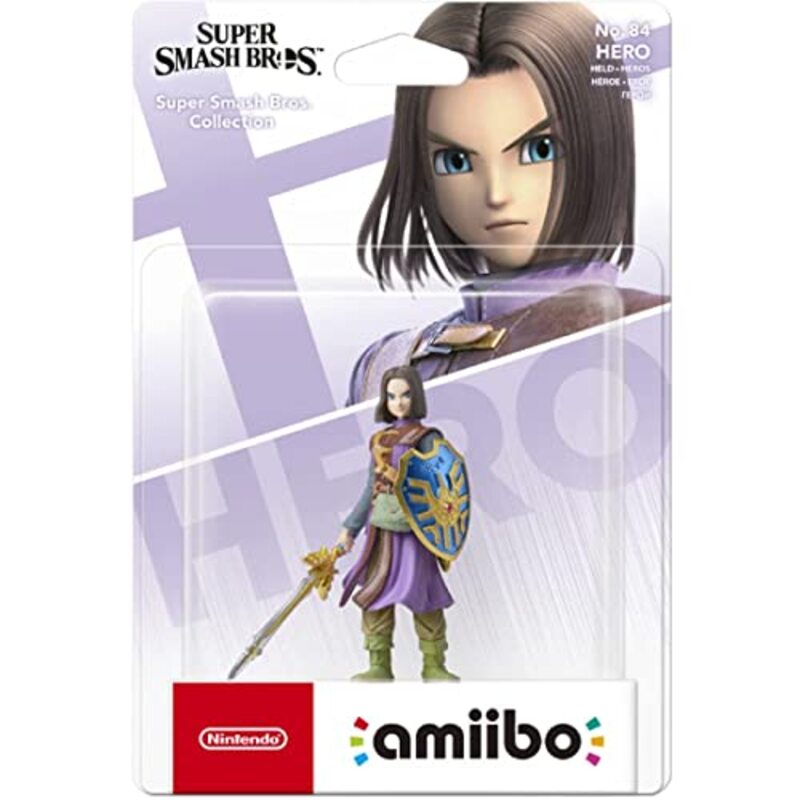 Nintendo Amiibo Dragon Quest Hero Figurine, Multicolour