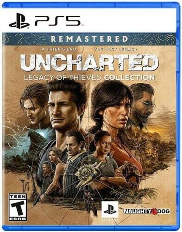 Naughty Dog Uncharted Legacy Of Thieves Collection Remastered For Playstation 5,US Version