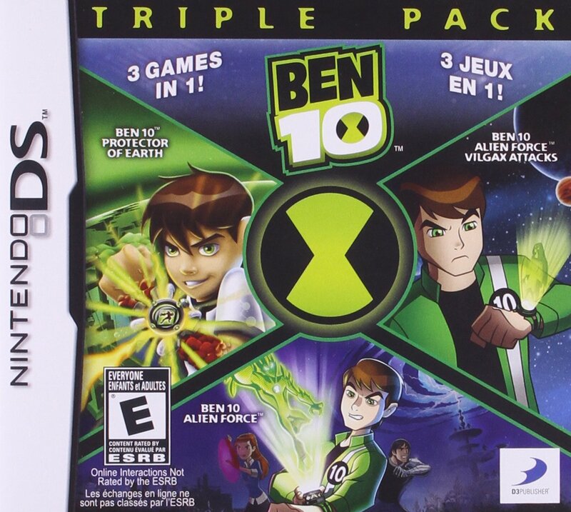 Ben 10 Triple Pack for Nintendo DS by Bandai