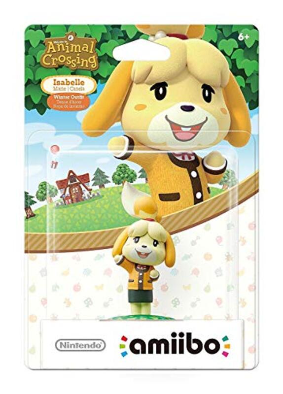 Nintendo Isabelle Amiibo Winter Outfit Action Figure, Ages 6+