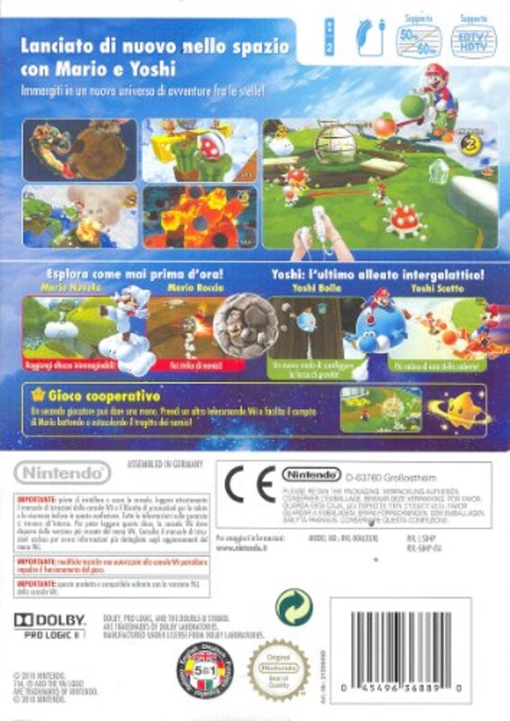 Super Mario Galaxy 2 For Nintendo Wii by Nintendo
