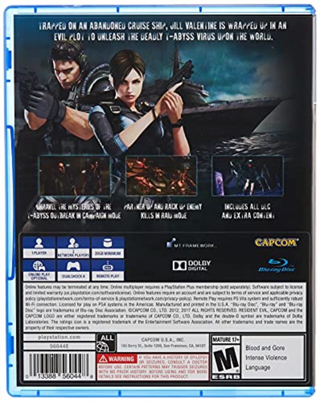 Resident Evil Revelations for PlayStation 4 by Capcom