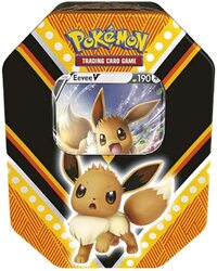 GCC Pokemon Power Eevee Collection Cards Game Tin Box, Multicolour