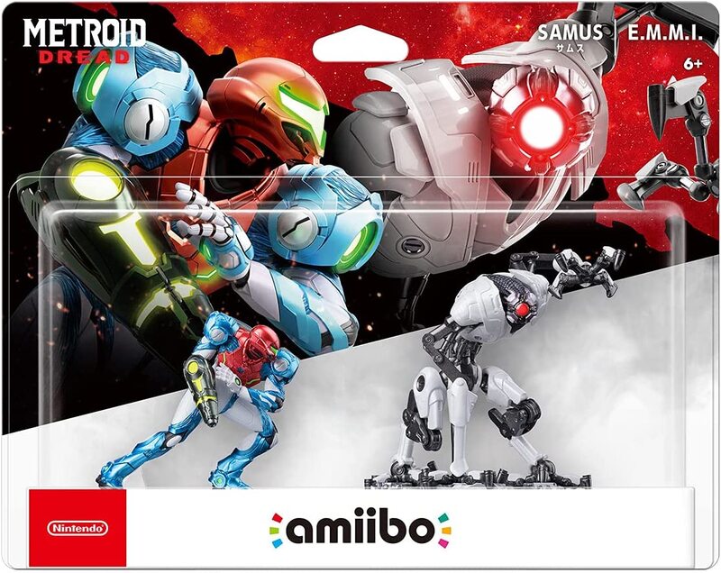 Nintendo Metroid Dread Amiibo Figurine, 2 Piece, Multicolour