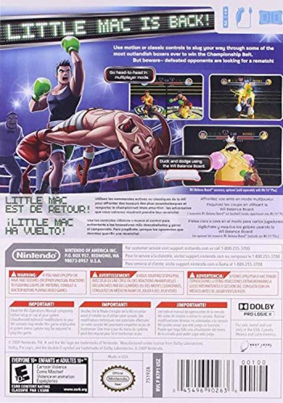Wii Punch Out Video Game for Nintendo Wii by Nintendo