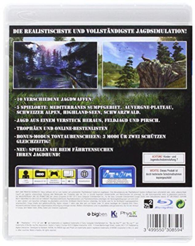 Hunters Trophy 2 Europa Physical Video Game Software for PlayStation 3 by Bigben Interactive