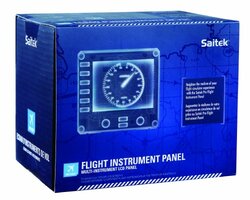 Saitek Flight Instrument Panel for Pc Games, Black
