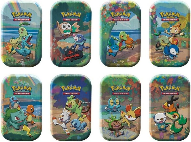 Pokemon 25th Anniversary Celebrations Mini Tins Card Game, Multicolour