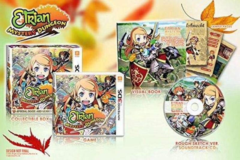 Etrian Mystery Dungeon: First Print Launch Edition With Special Book & Music CD for Nintendo 3DS 2015 by Atlus
