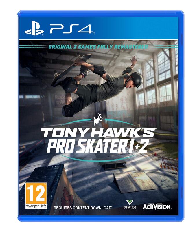 Tony Hawk's Pro Skater 1 + 2 Video Game for PlayStation 4 (PS4) by Activision
