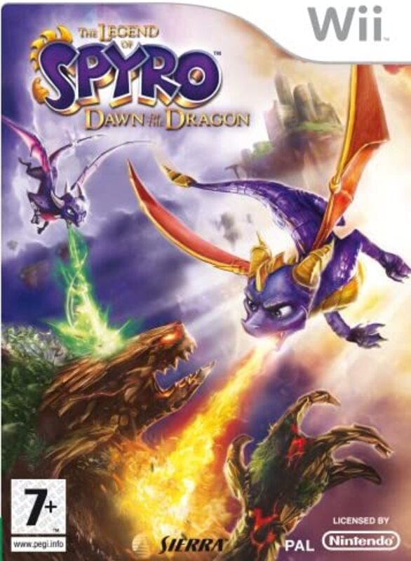 The Legend Of Spyro Dawn Of The Dragon Videogame for Nintendo Wii by Sierra