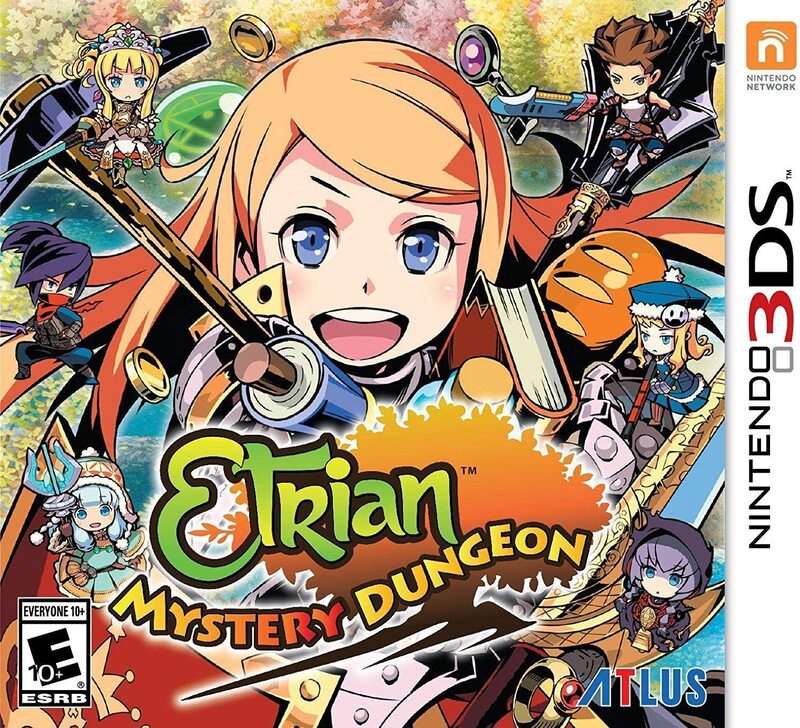 Etrian Mystery Dungeon: First Print Launch Edition With Special Book & Music CD for Nintendo 3DS 2015 by Atlus
