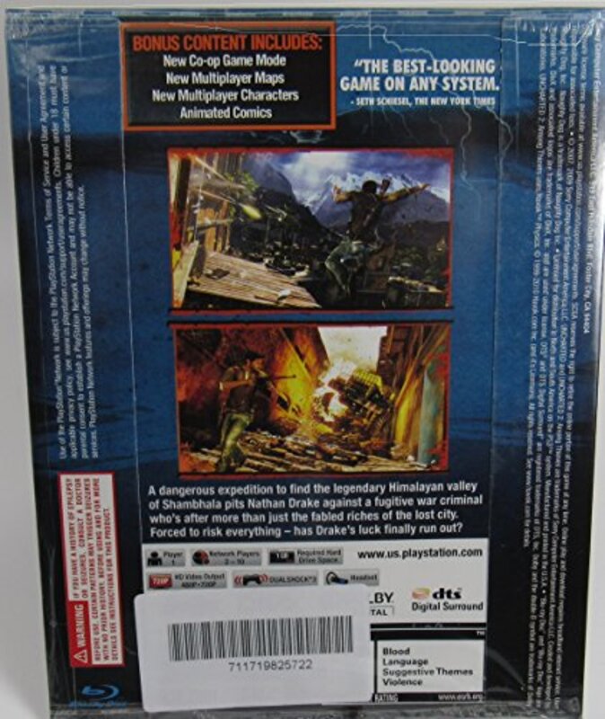 Uncharted 2: Among Thieves Game of The Year Edition for PlayStation 3 by Sony Computer Entertainment