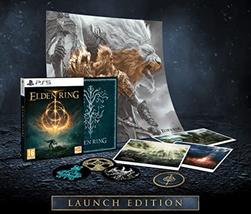 Elden Ring Launch Edition Video Game for PlayStation 5 (PS5) by Bandai Namco Entertainment