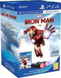 PlayStation Marvel's Iron Man VR Headset with Move controllers for PlayStation PS4, Black