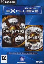 PC DVD-ROM Rise of Nations + Rise of Nations Thrones & Patriots Gold Edition for PC Games by Microsoft Software