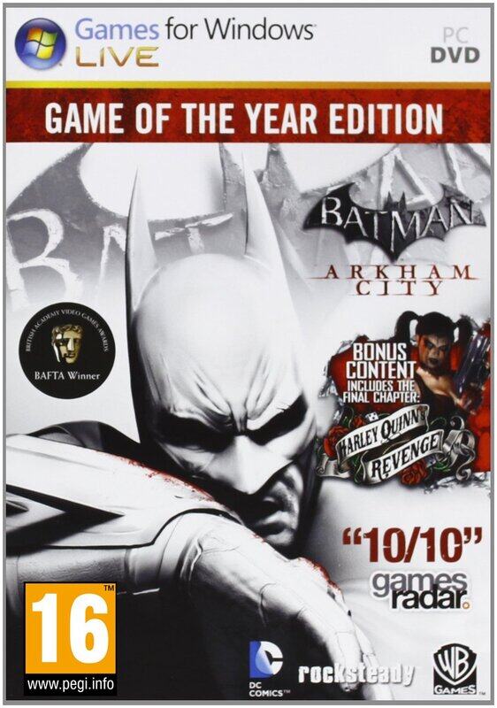 

Batman Arkham City Game of the Year Edition for PC by Warner Bros. Interactive Entertainment