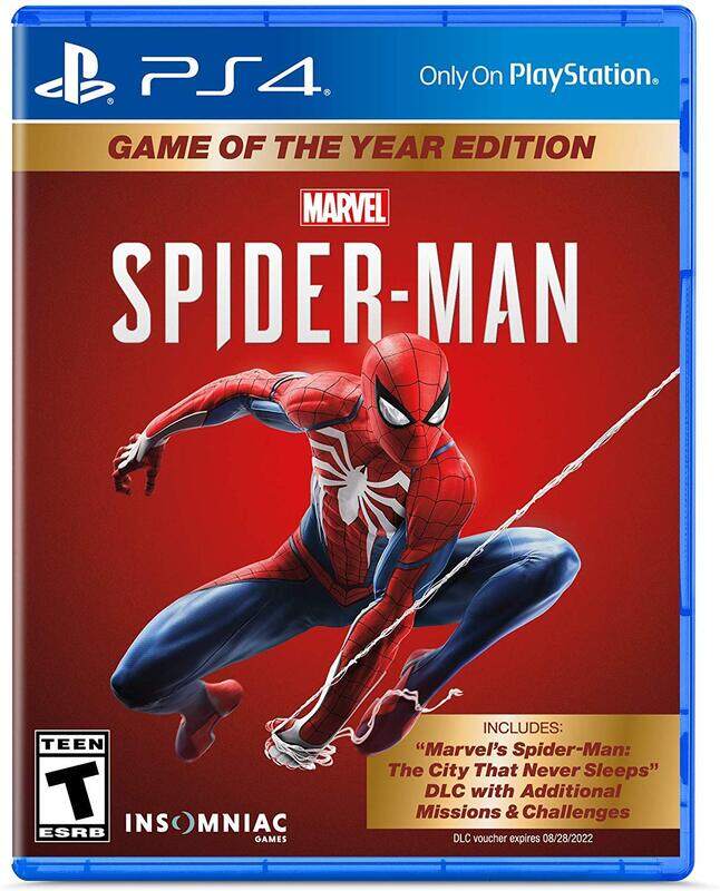 

Marvel's Spiderman: Game of The Year Edition Video Game for PlayStation 4 (PS4) by SonyPS4