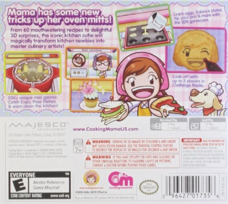 Cooking Mama 4 Kitchen Magic for Nintendo 3DS by Majesco