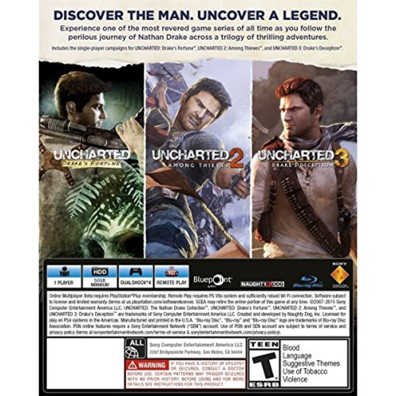 Uncharted: The Nathan Drake Collection for PlayStation 4 by Sony Interactive Entertainment