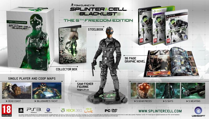 Ubisoft Tom Clancy's Splinter Cell Blacklist The 5Th Freedom Edition for PlayStation 3 By Ubisoft