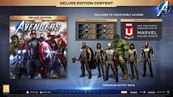 Marvel's Avengers Deluxe Edition Video Game for PlayStation 4 (PS4) by Square Enix