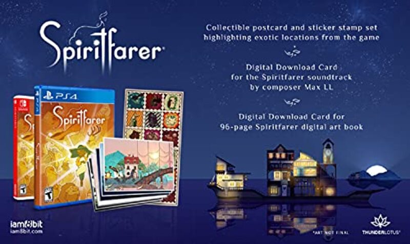 Spirit farer Video Game for PlayStation 4 (PS4) by Iam8bit