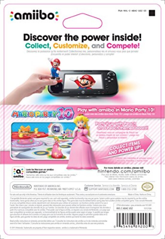 Nintendo Peach Amiibo Action Figure, Ages 6+