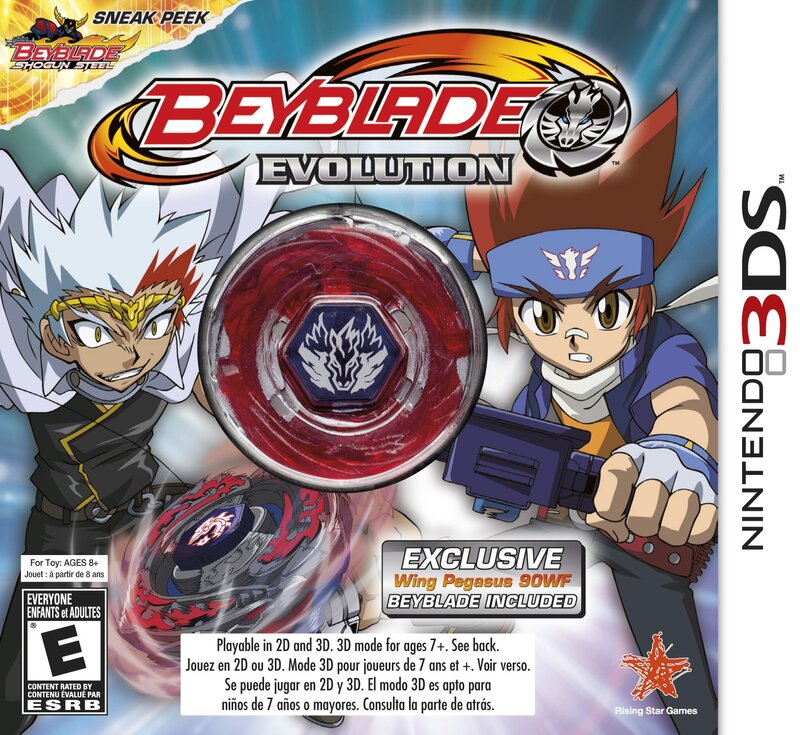 Beyblade: Evolution Collector's Edition with Wing Pegasus Video Game for Nintendo 3DS by Rising Star Games